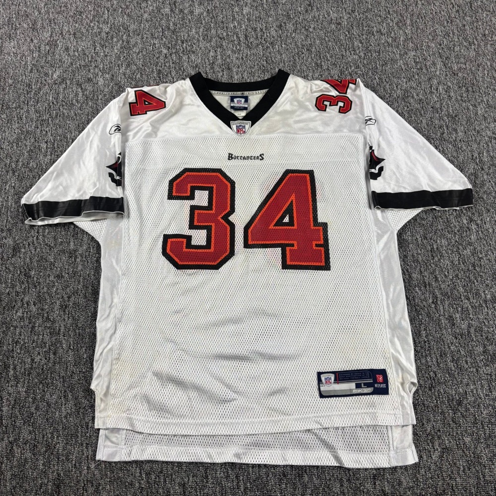 Tampa Bay Buccaneers Earnest Graham Vintage Y2K Jersey White Large